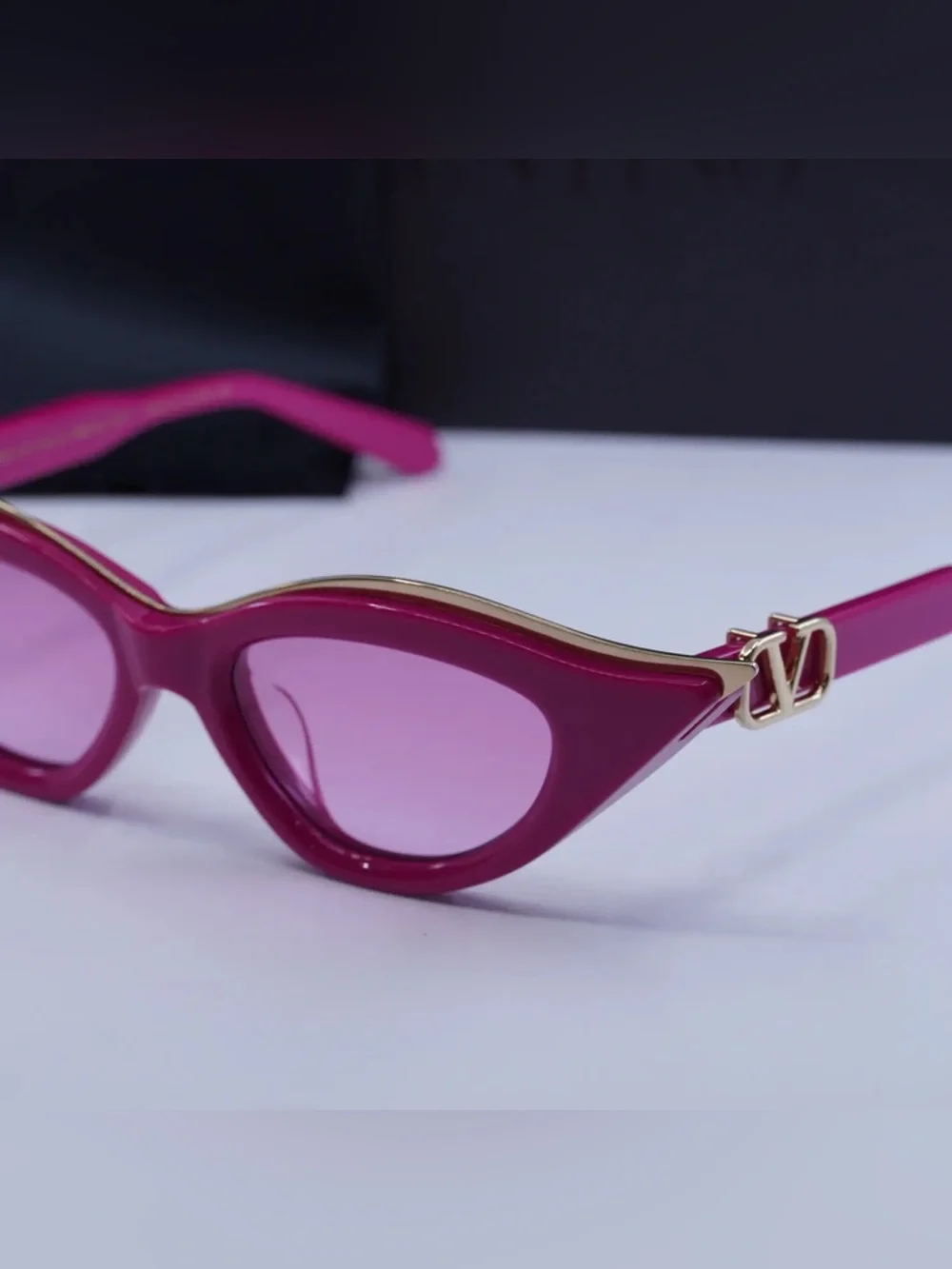 New Valentino V-GOLDCUT-II VLS-114D Pink/White Gold/Pink to Light Pink Gradient